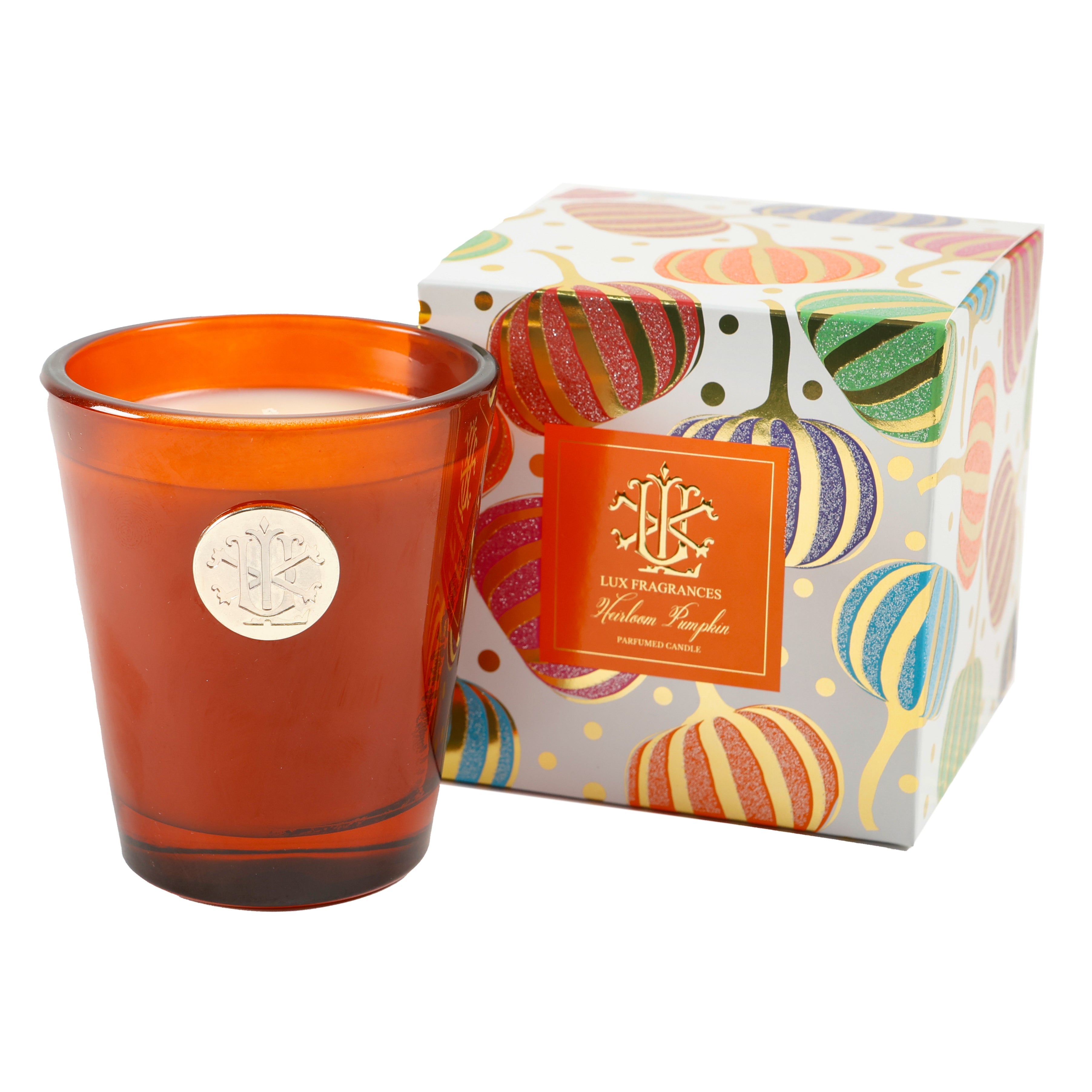 Heirloom Pumpkin 8oz Designer Box Candle MIN 6
